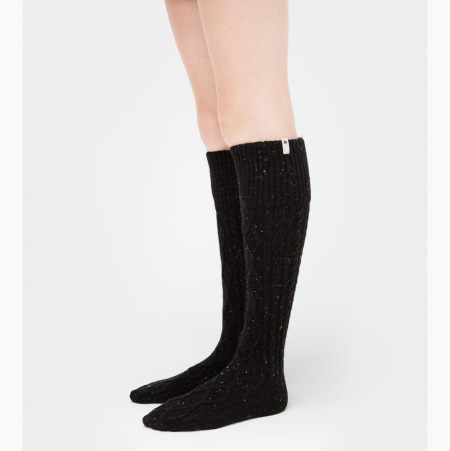 UGG Shaye Tall Rainboot Black Socks for Women (DRCI10452)